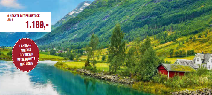 Autorundreise Herrliches Südnorwegen Pkw-Rundreise Herrliches Südnorwegen